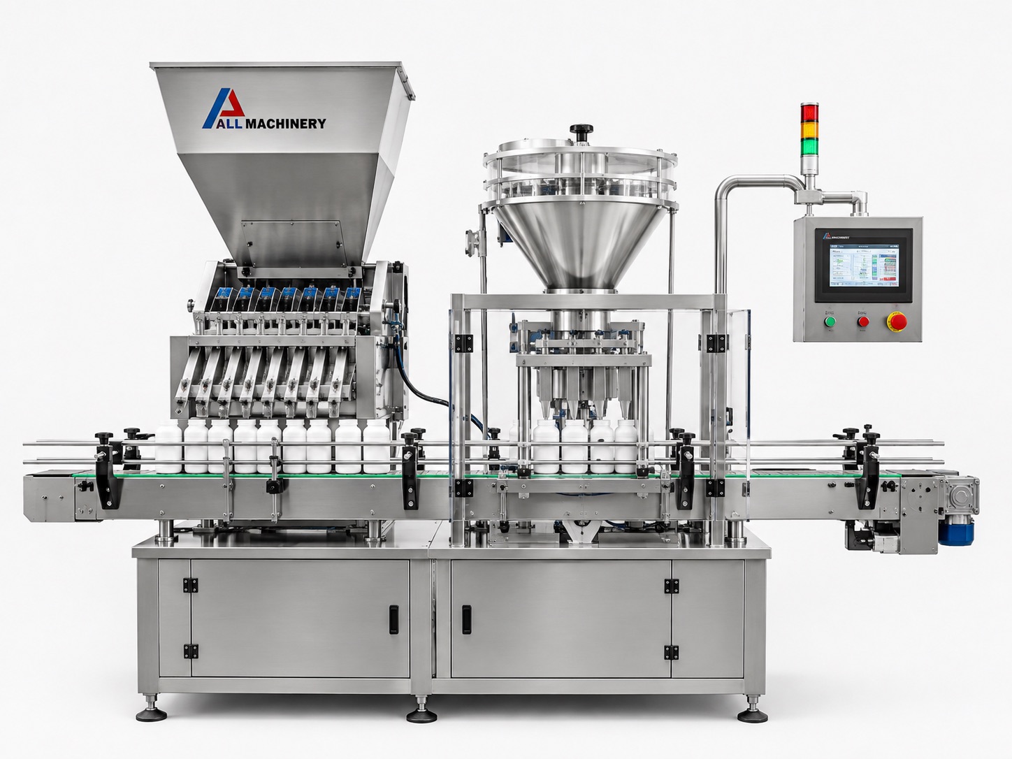 Automatic Solid Product Counting and Filling Machine